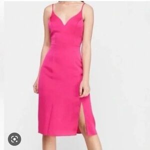 Express Pink Midi Dress
